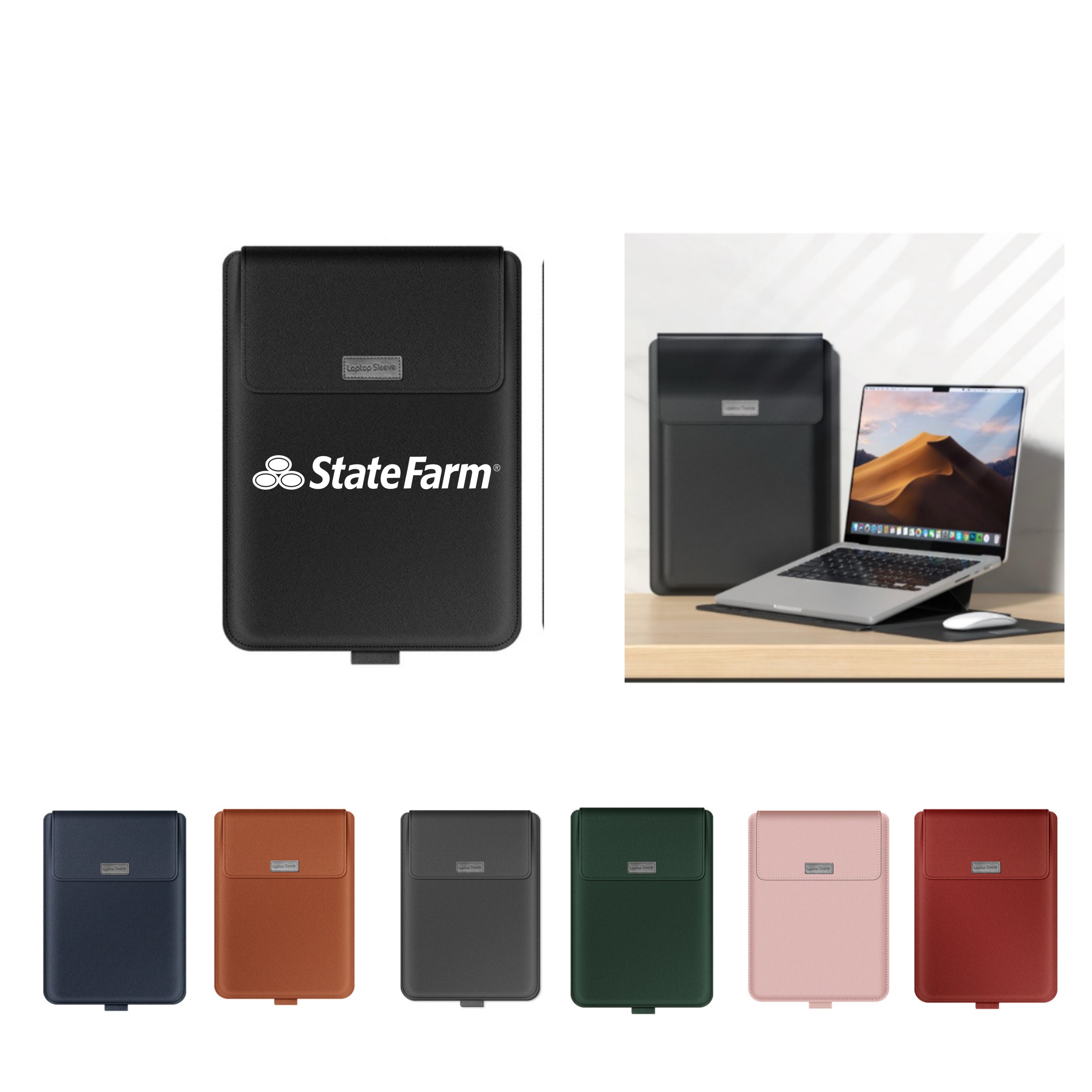 3-in-1 Portable Laptop Case with Stand 5