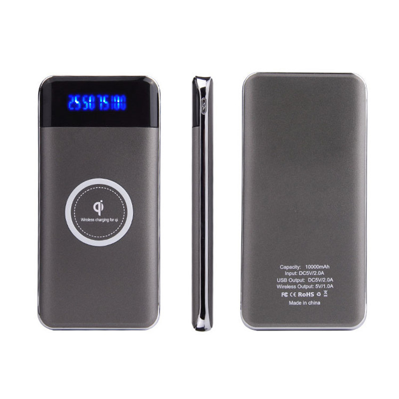 Portable Power Bank w/Wireless Charging Pad 8