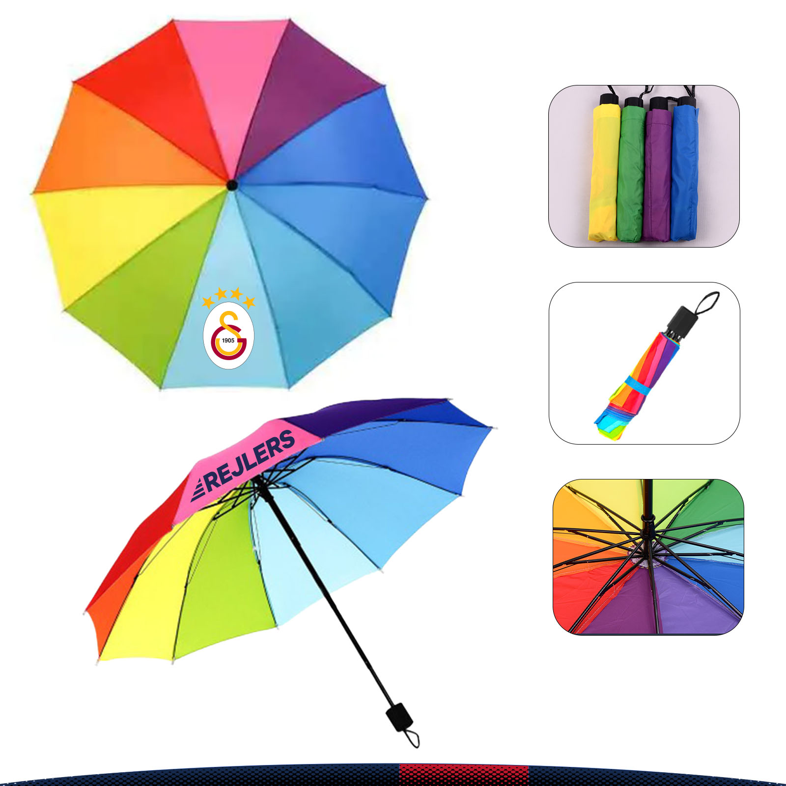 Fylex Rainbow Folding Umbrella 2
