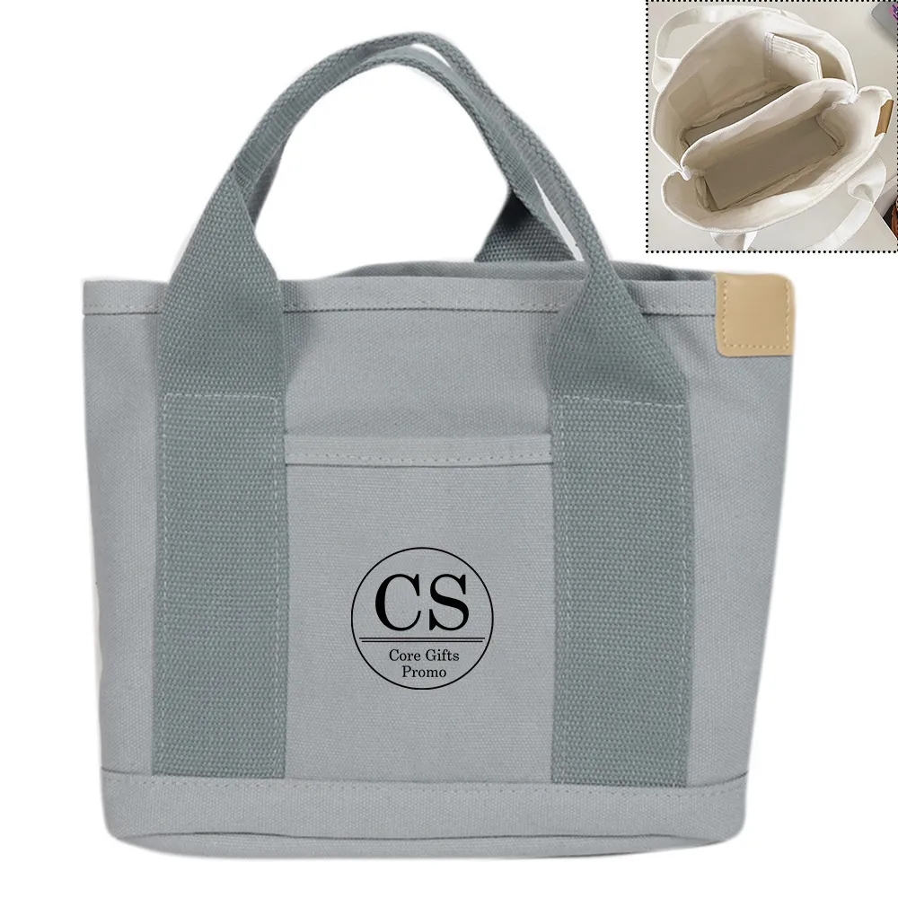 Canvas Tote Handbag, custom tote bag with logo imprint 1