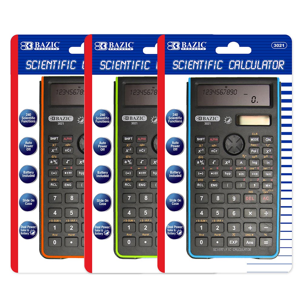 Scientific Calculator - 240 Functions Dual Power Battery Included 1