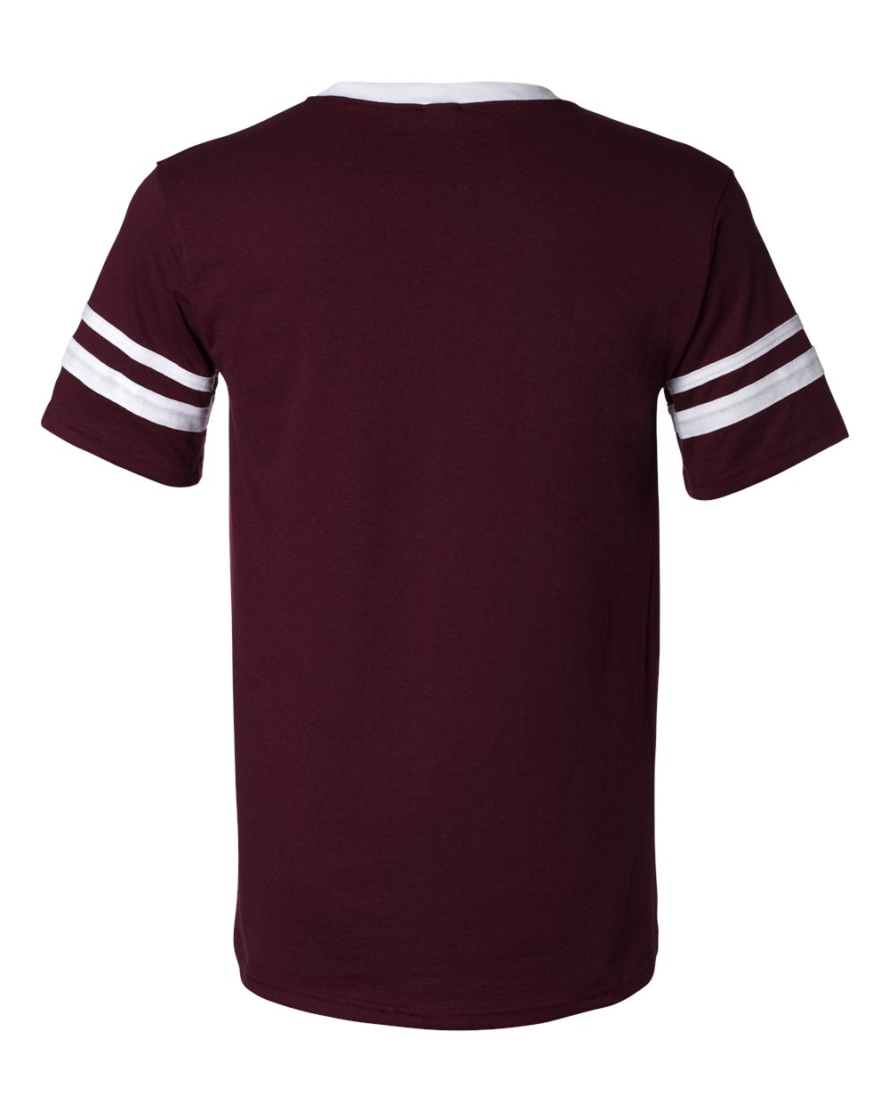 V-Neck Jersey with Striped Sleeves - 360 85