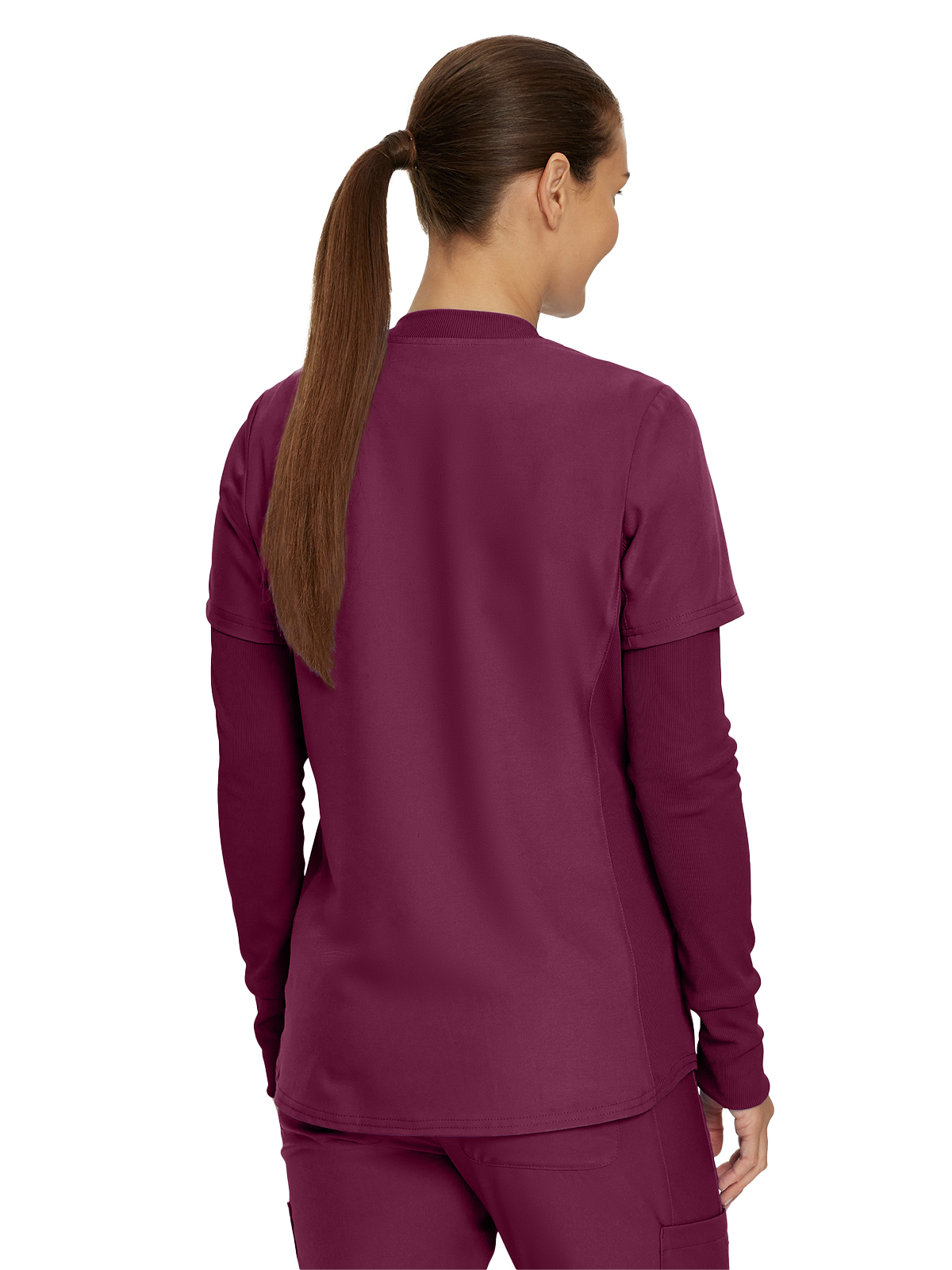 Landau - Forward - Women's One-Pocket Long-Sleeve Crew Neck Underscrub Tee 46