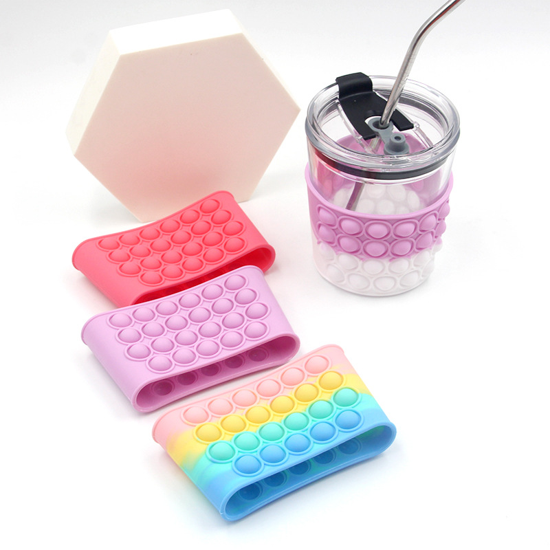 Rainbow Cup Sleeve, custom can cooler with logo imprint 3
