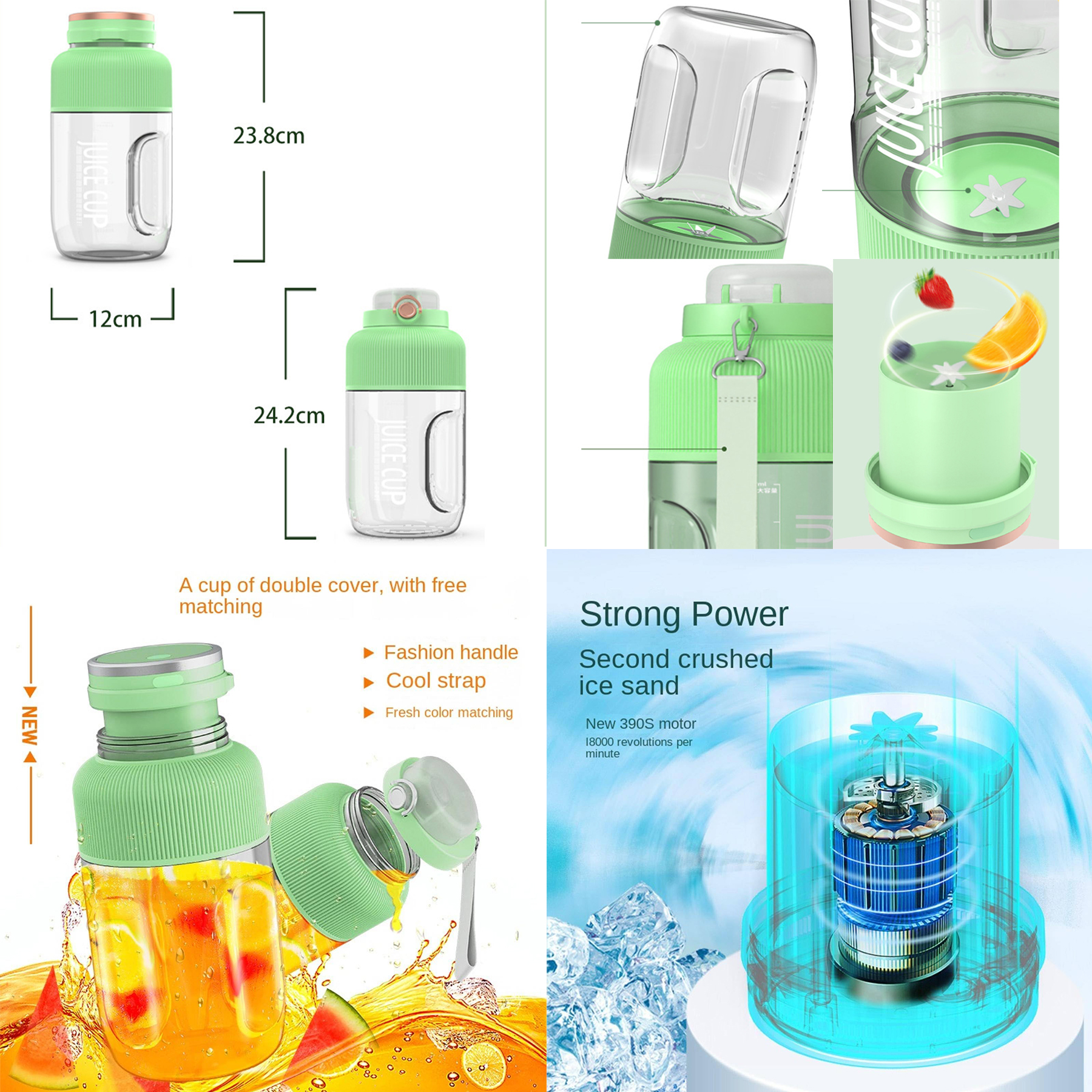 Wireless Outdoor Large Capacity Portable Juice Cup 2