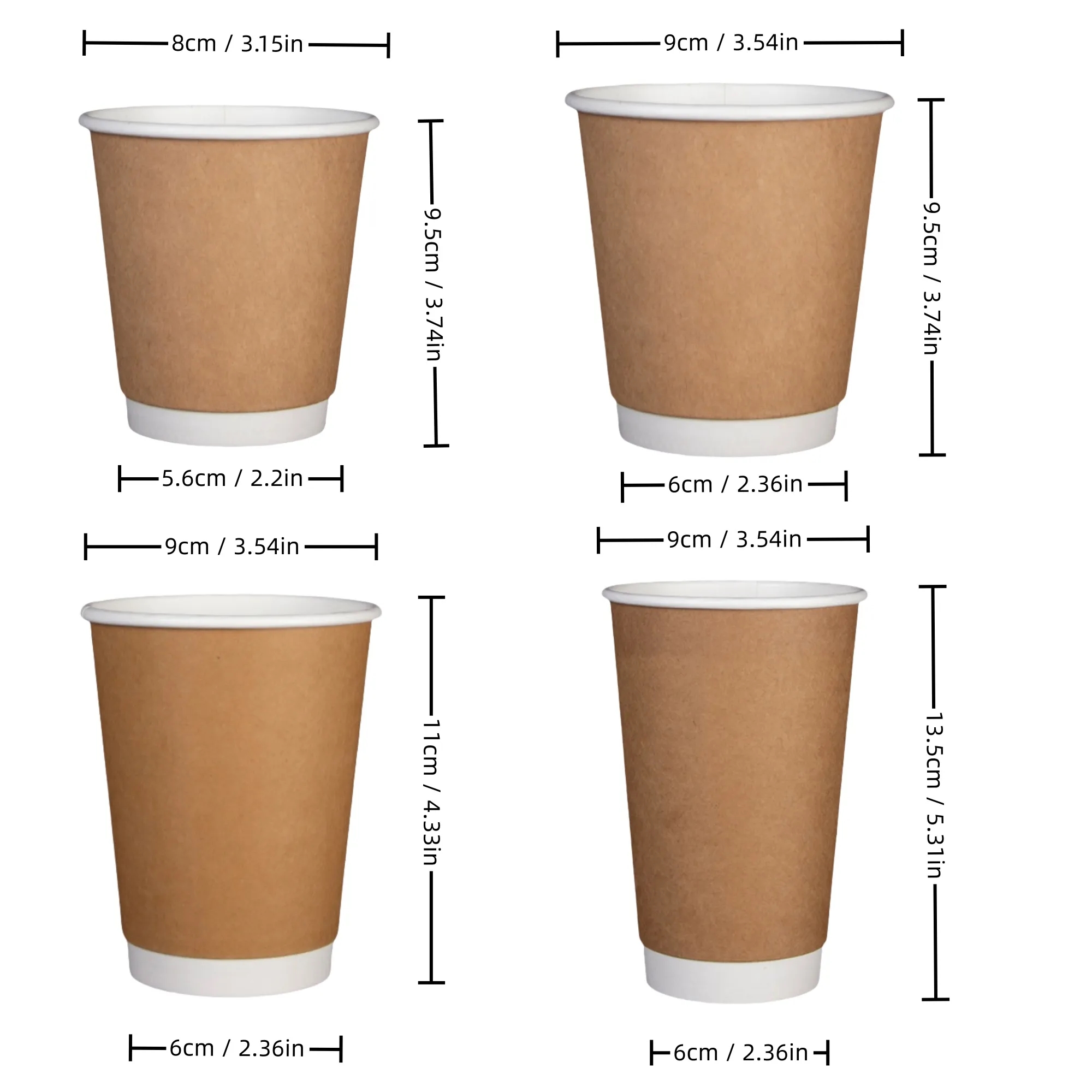 Disposable Double-Layer Paper Cup - Event Promo Essential 3