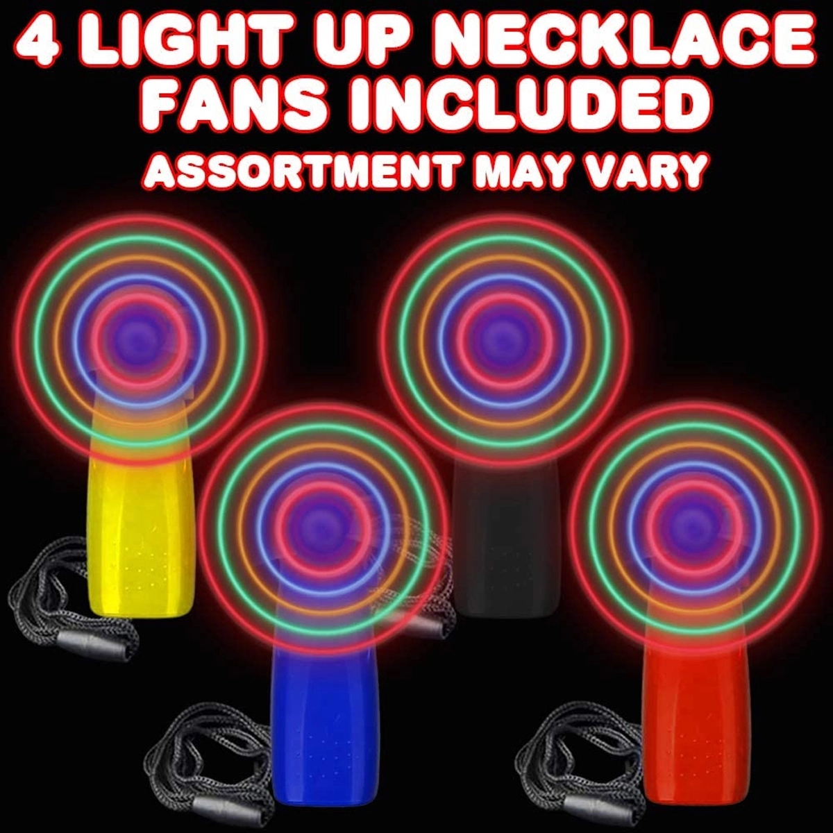 Light Up Fan Necklaces 3