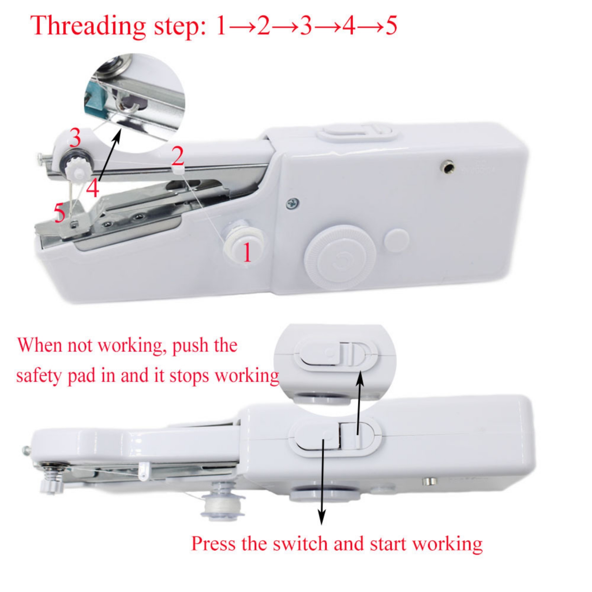 Portable Electric Handheld Sewing Machine 6