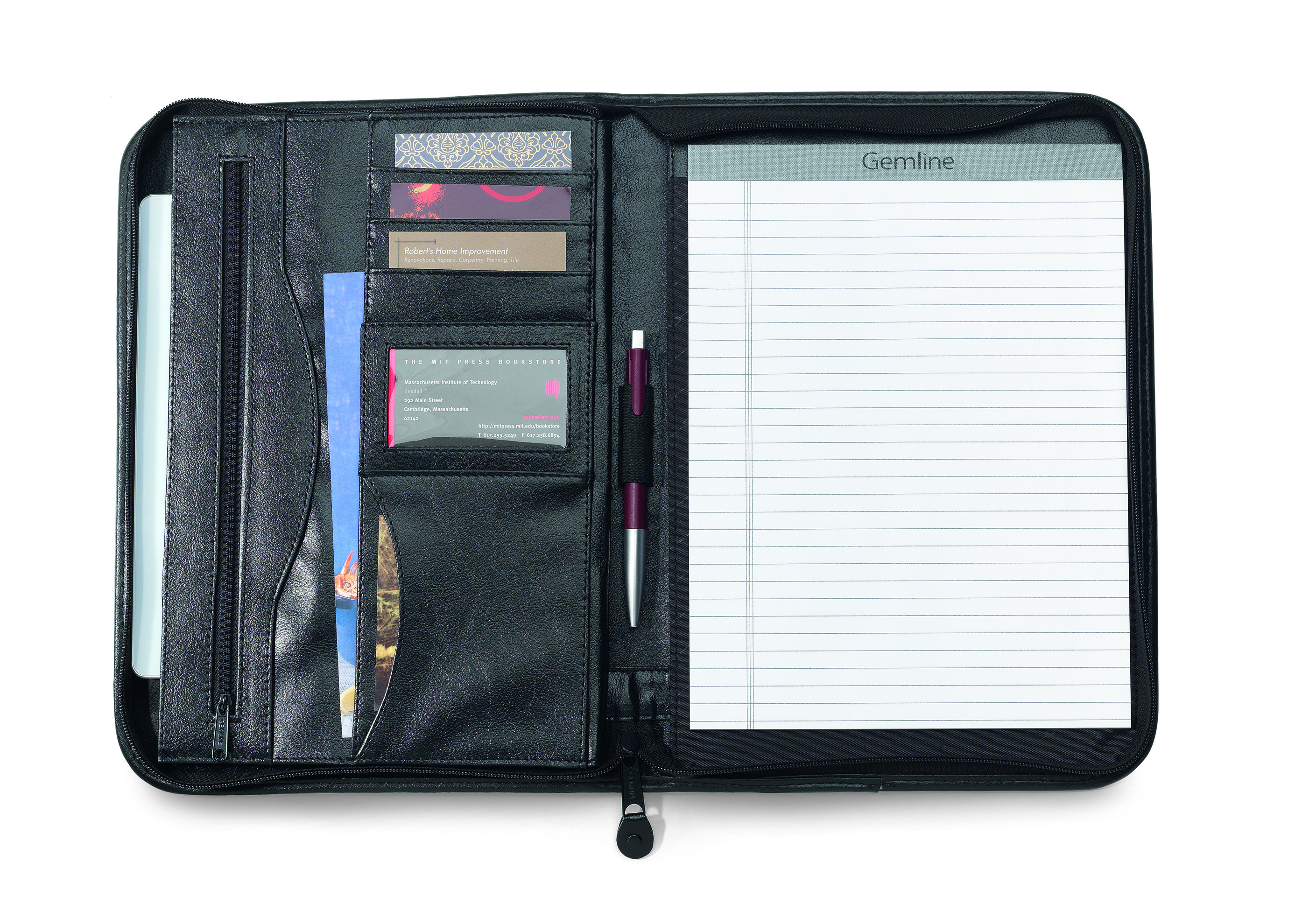 Deluxe Executive Vintage Leather Padfolio 8