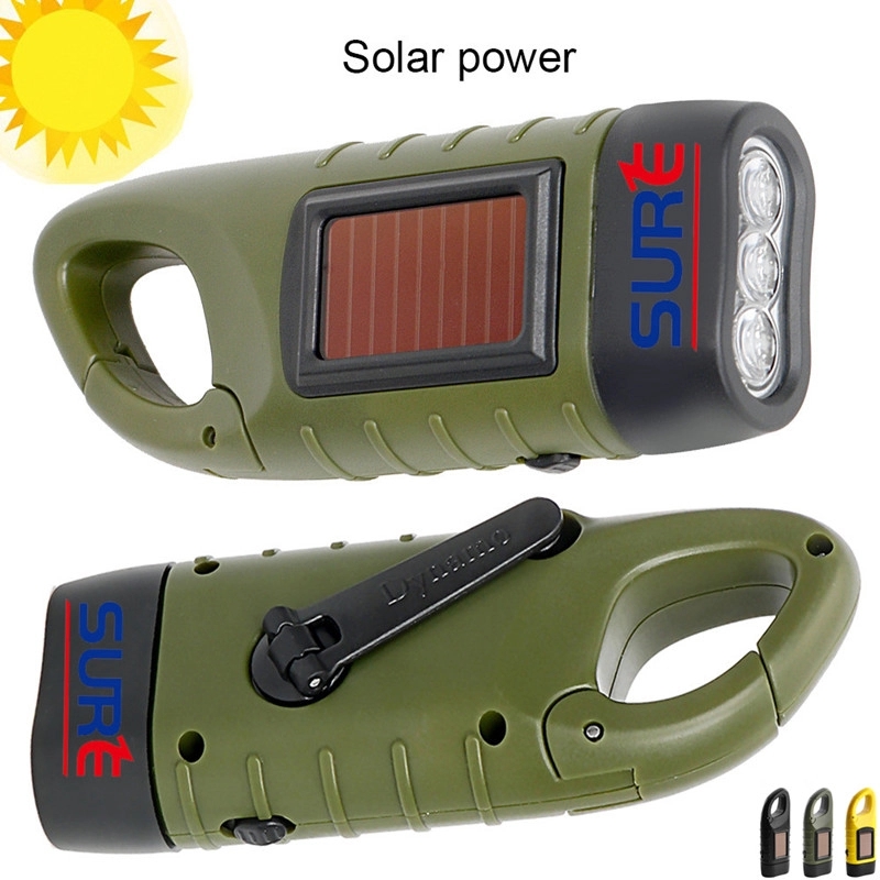 Rechargeable Flashlight with Solar Power 6