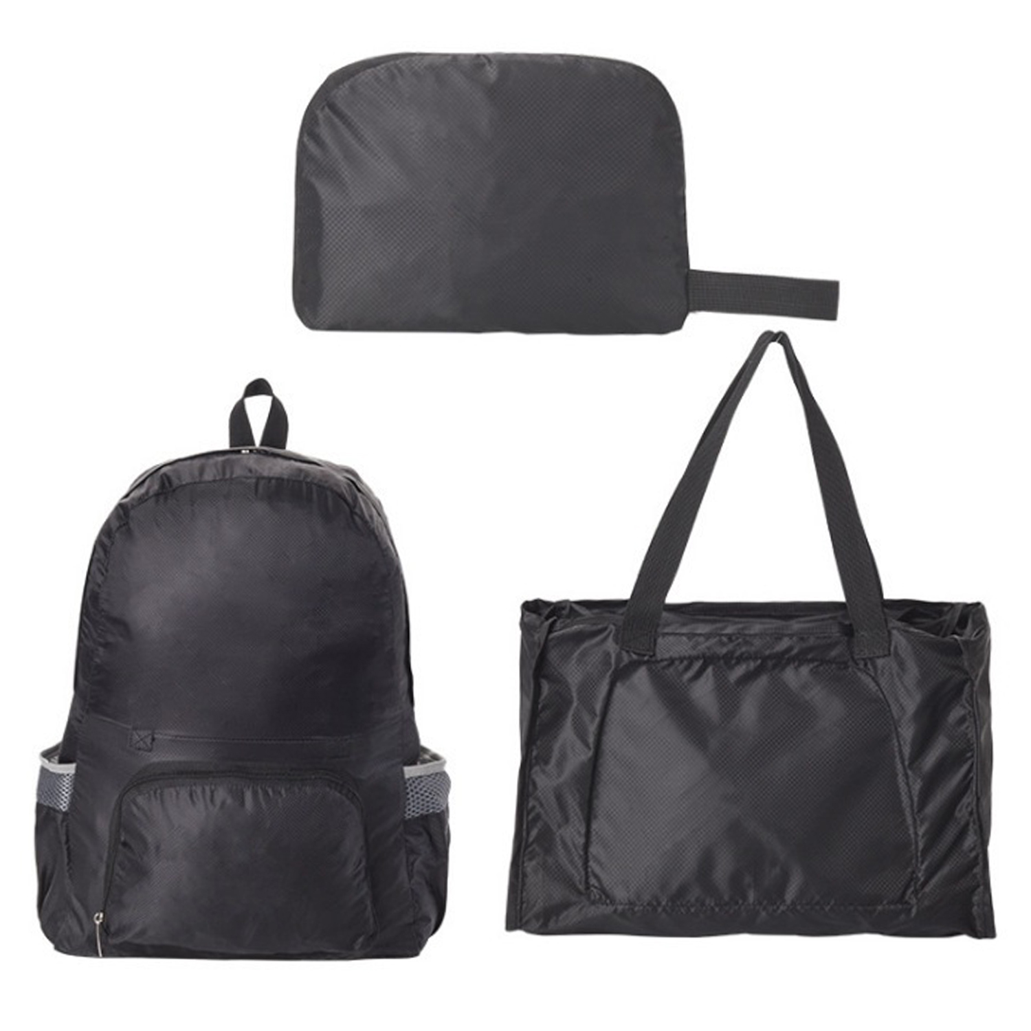 2-in-1 Foldable Backpack Tote Bag 3