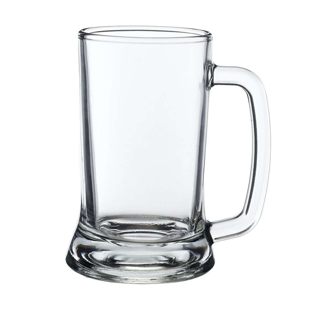 16.25 oz. Brussels Glass Tankards W/ Custom Logo