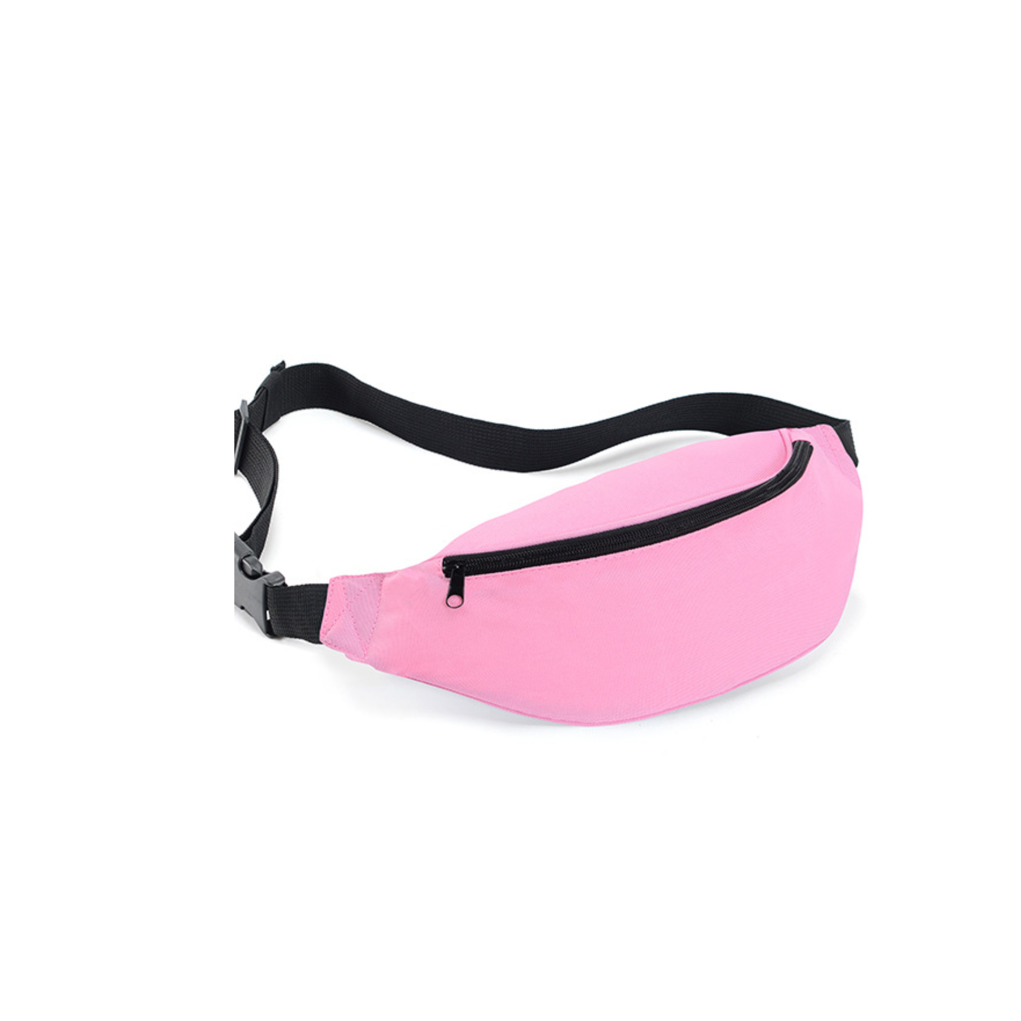 Polyester Fanny Pack With Three Zip Pockets 14.6" 7