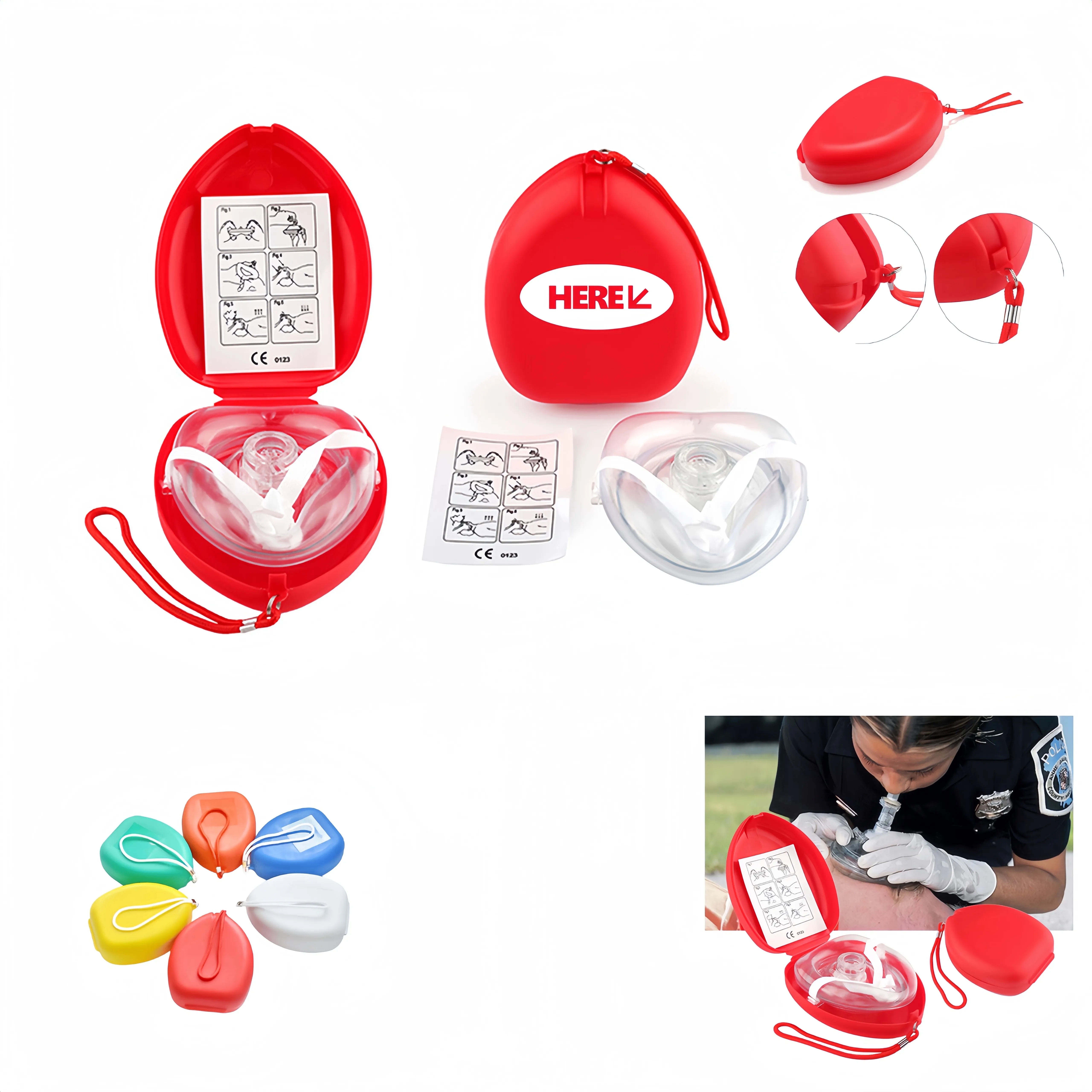 Cardiopulmonary Resuscitation CPR Breathing Mask