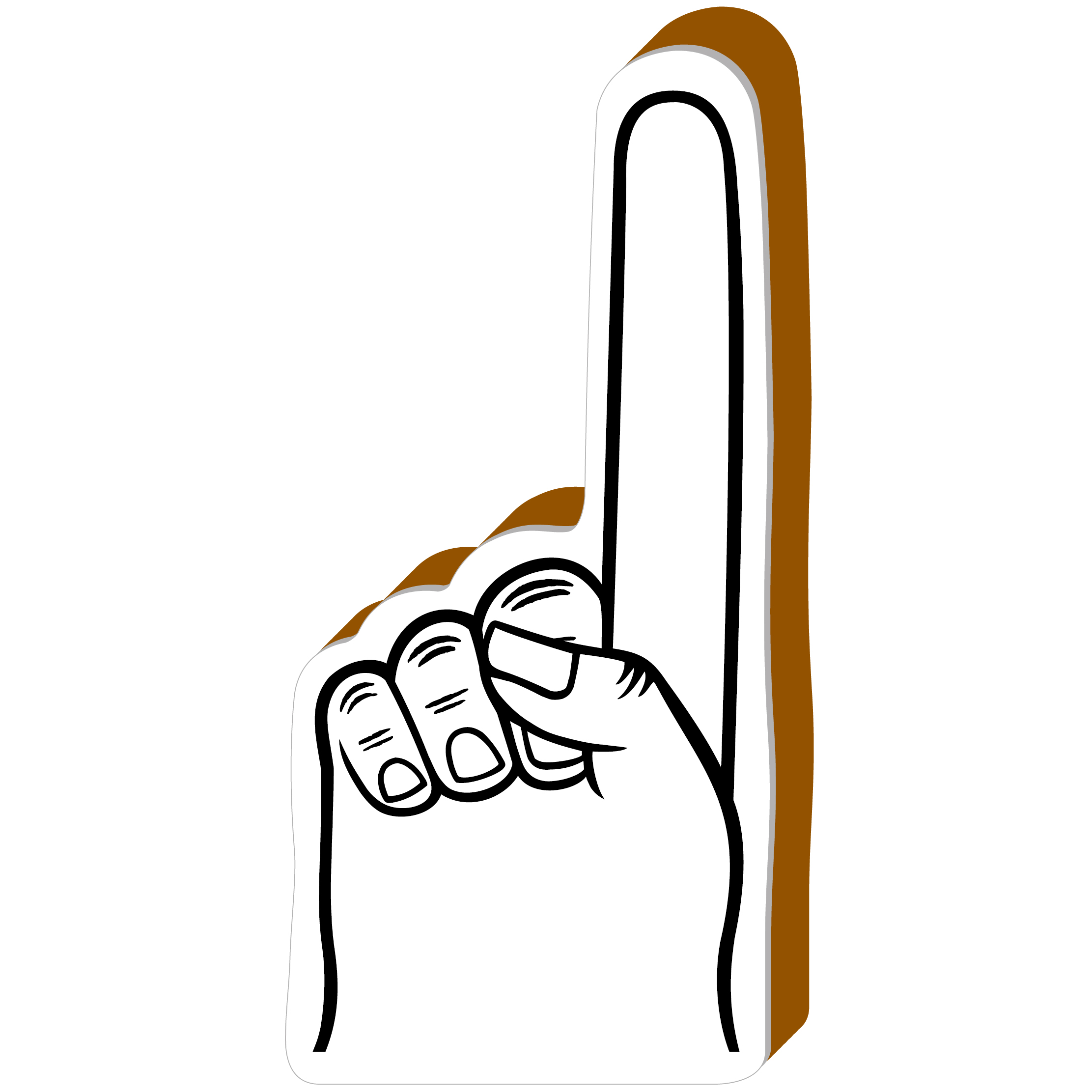 16" Signature Foam Hand 8