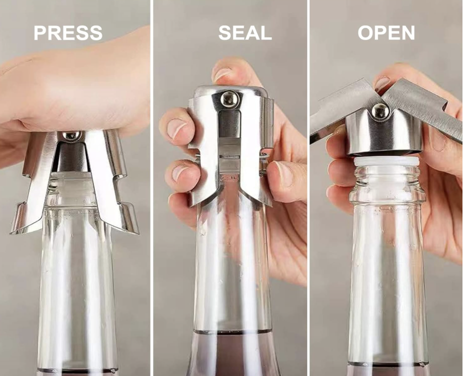 Stainless Steel Champagne Stoppers 5