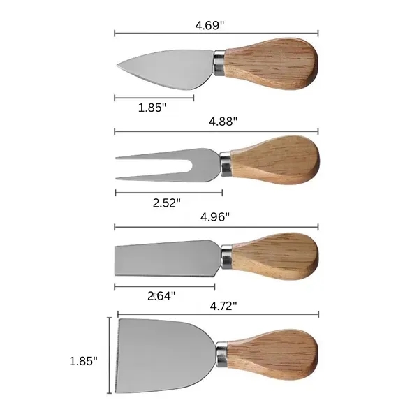 Gourmet Cheese Tools Gift Set - Premium Quality 7