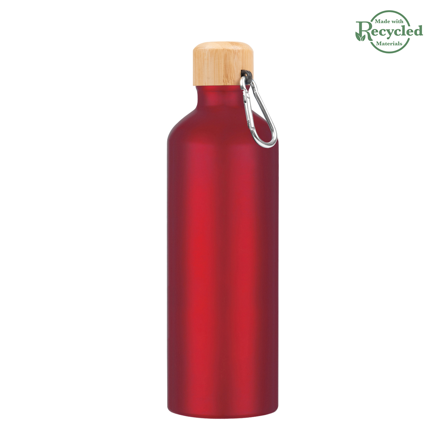 25 Oz. Aluminum Tundra Bike Bottle With Bamboo Lid 19