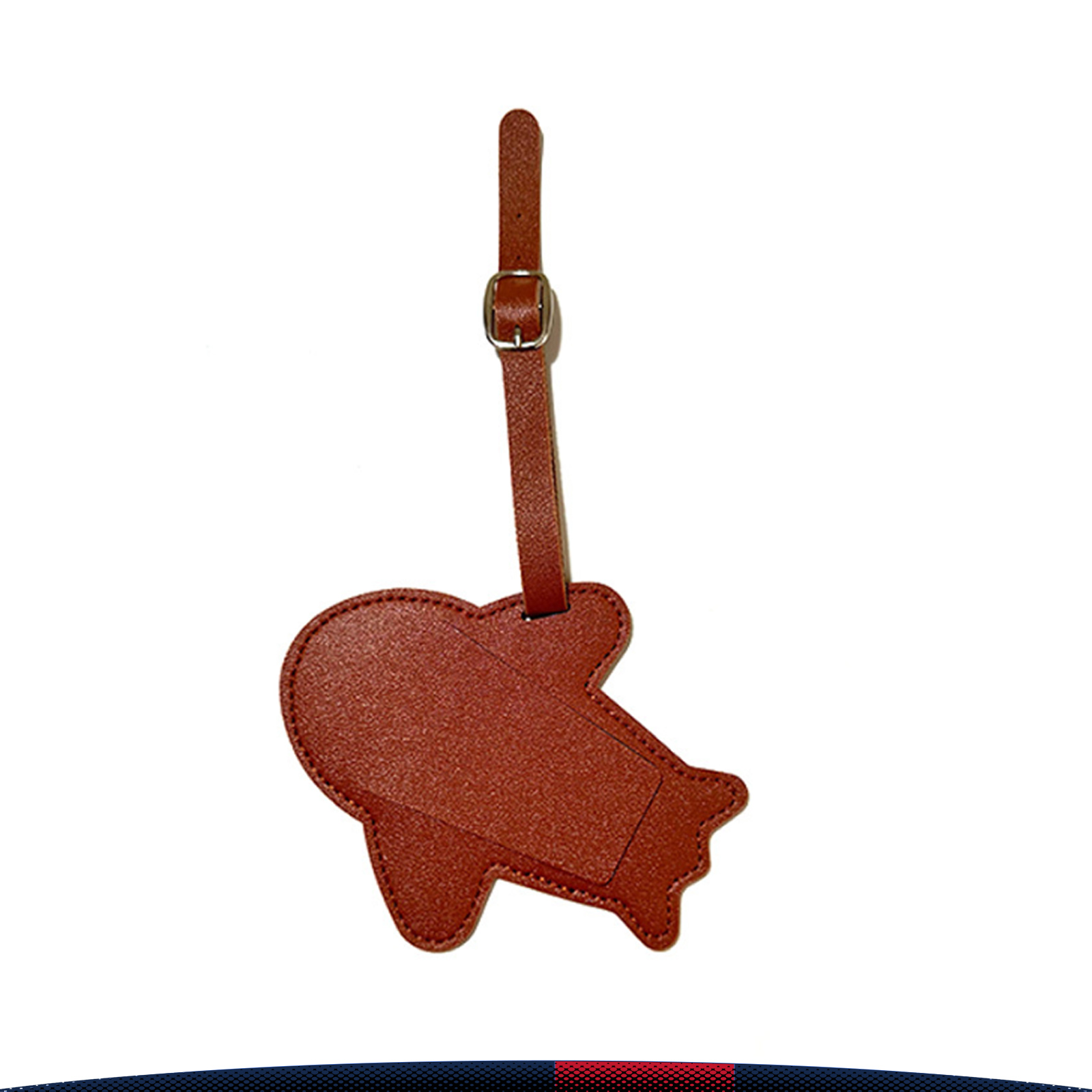 Jibblet Airplane-Shaped PU Leather Luggage Tag 2