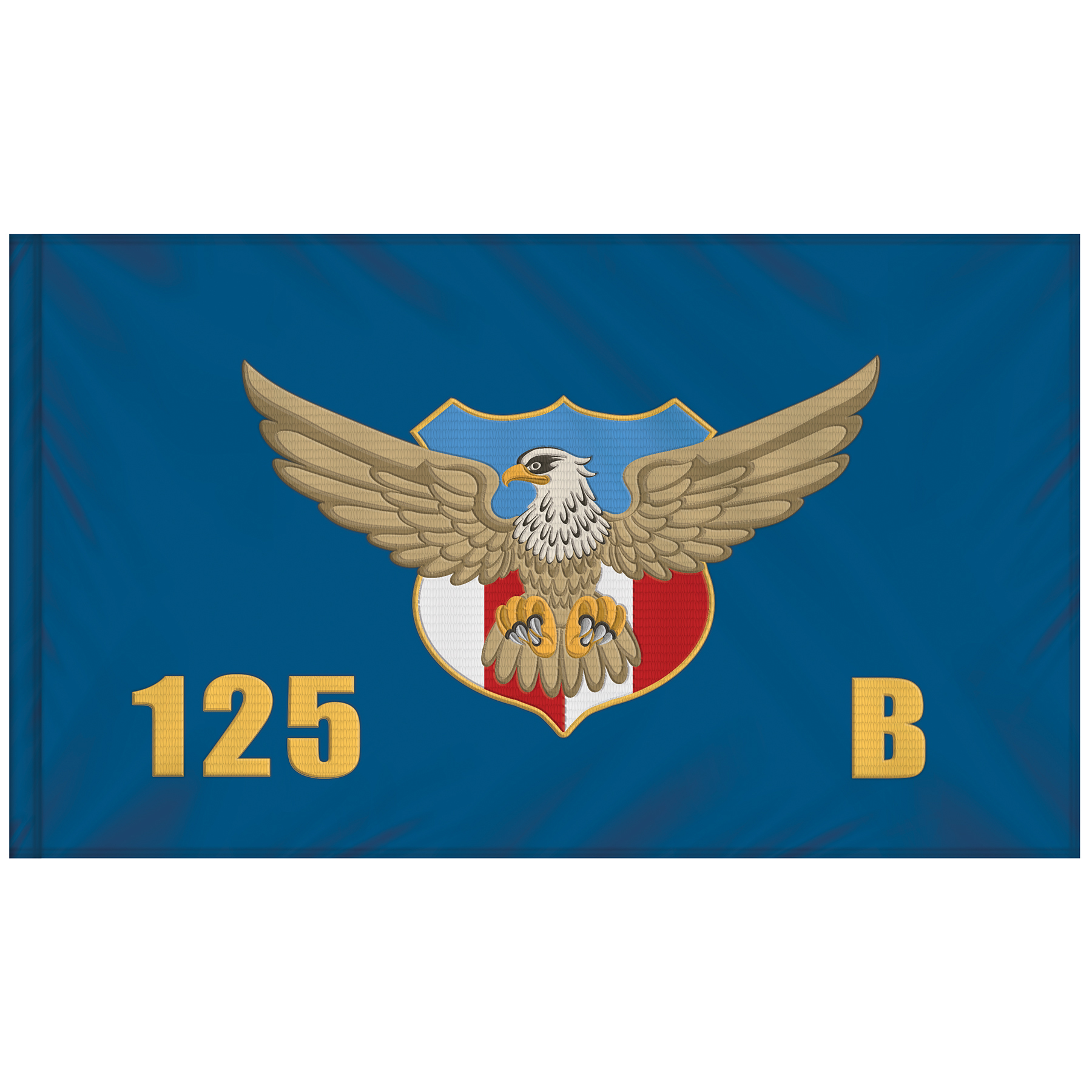 3' x 5' Double Sided Embroidered Flag with Pole Sleeve 10