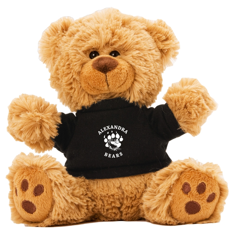 Ted T. Bear" 6" Plush Teddy Bear With Choice of T-Shirt Color 7