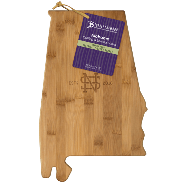 U.S. State Shaped Bamboo Cutting and Serving Boards 51