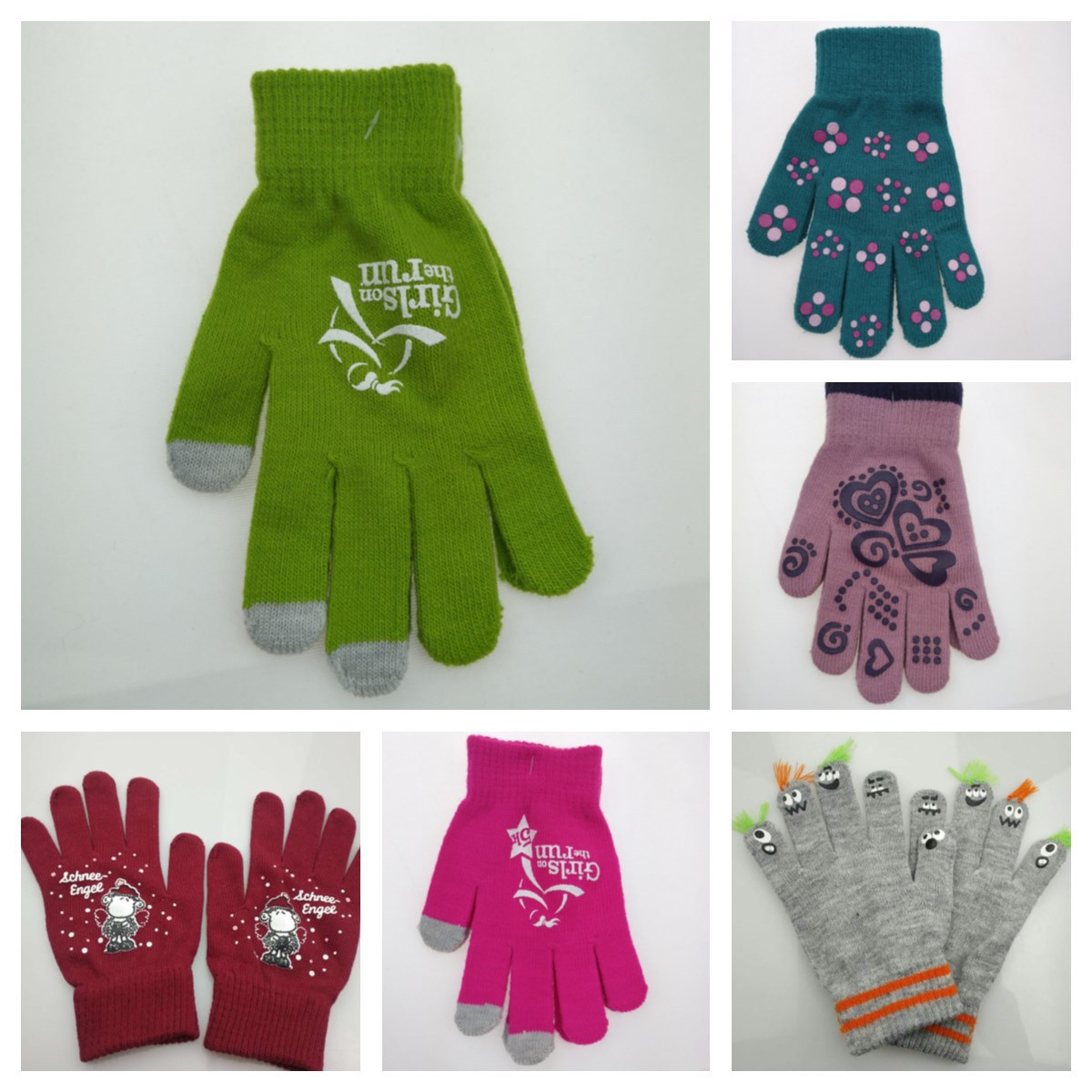 Custom Knitted Touch Screen Gloves/ Texting Gloves 2