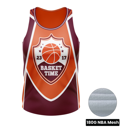 Women's Sublimation Basketball Jersey - 180G NBA Fabric 9