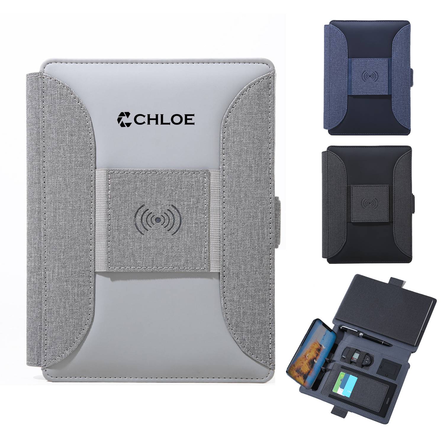 Multi-Function Wireless Charging Notebook 5