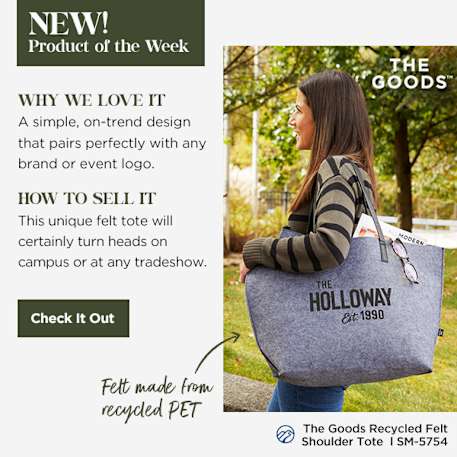 THE GOODS™ Recycled Felt Shoulder Tote 11