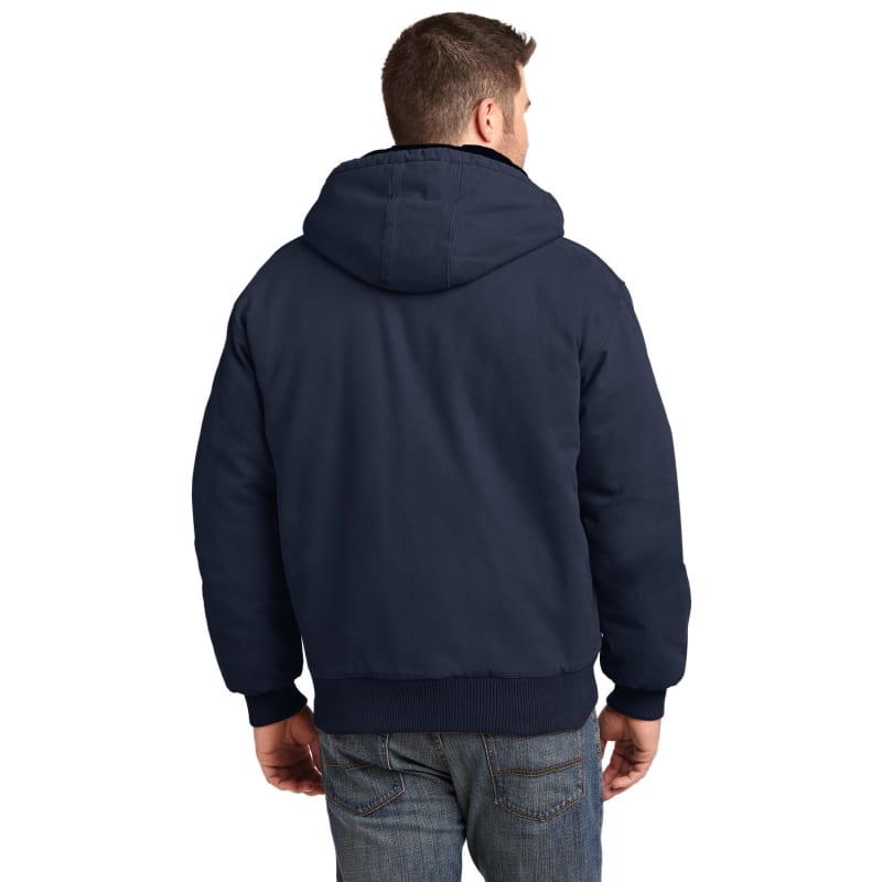 CornerStone Washed Duck Cloth Insulated Hooded Work Jacket. 6