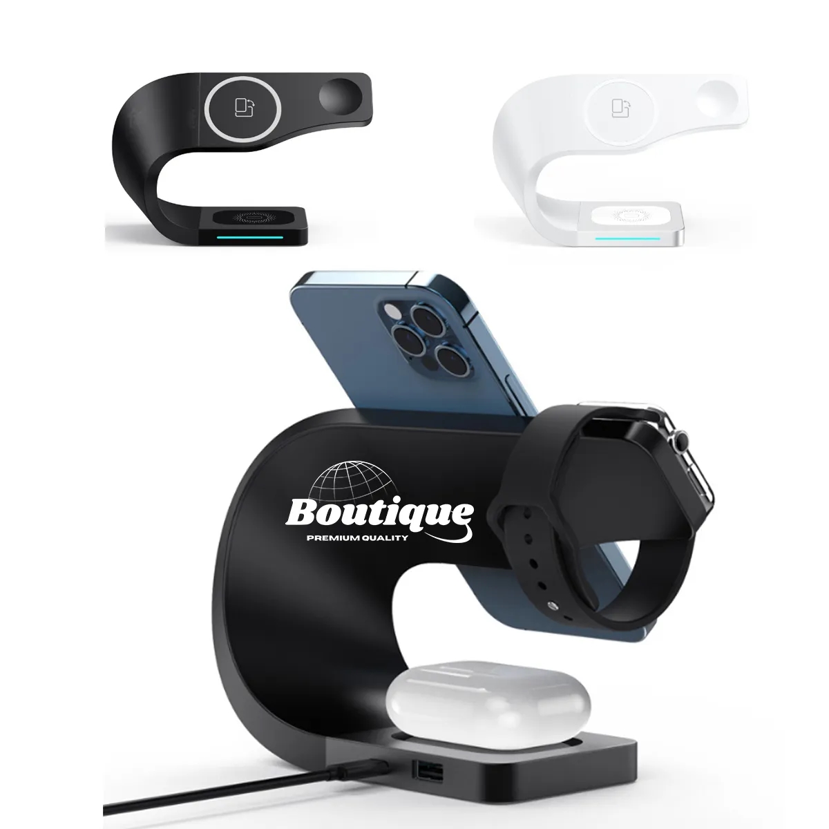 4-in-1 Magnetic Wireless Charger For IPhone/Apple Watch 3