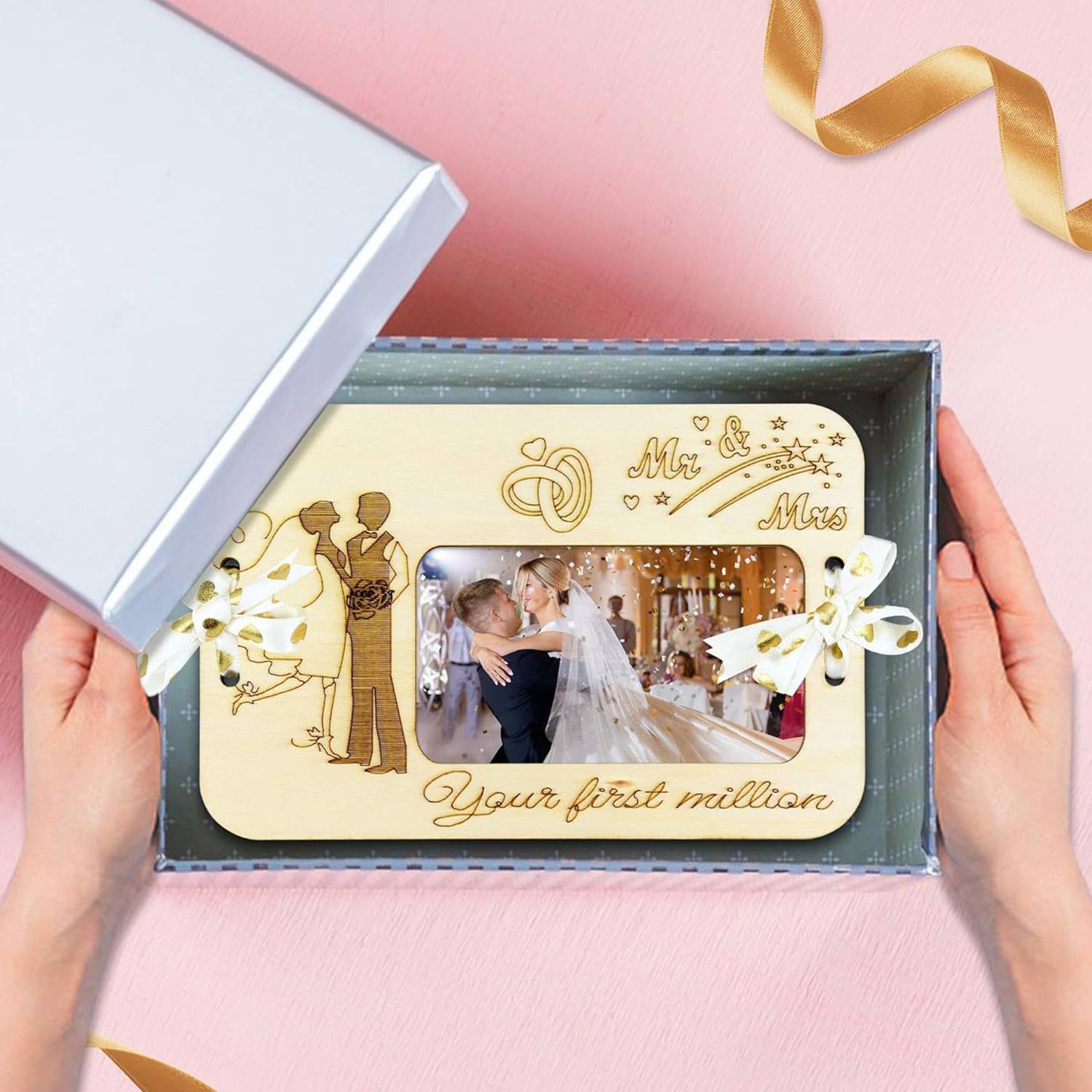 Wooden Wallet Cash Gift 3