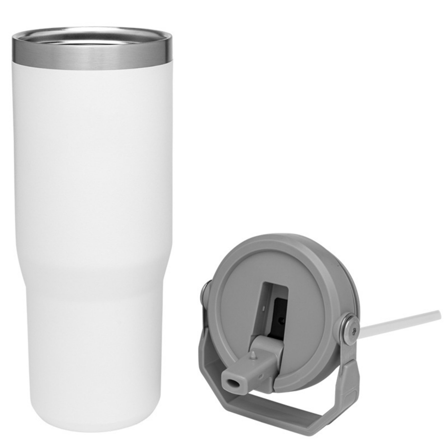 30oz Flip Straw Tumbler with Handle 3