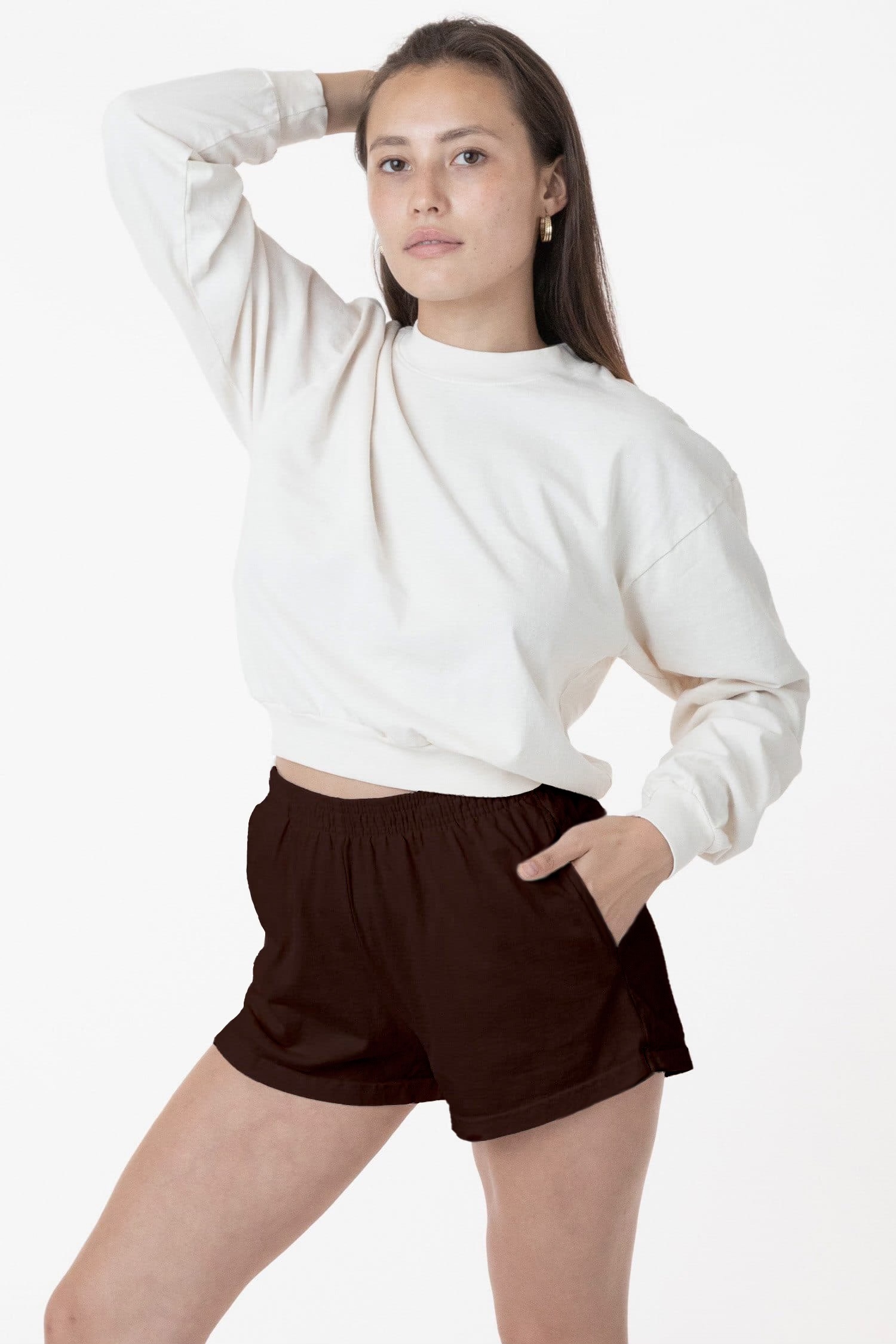 8.5 OZ HEAVY JERSEY SHORT SHORTS 24