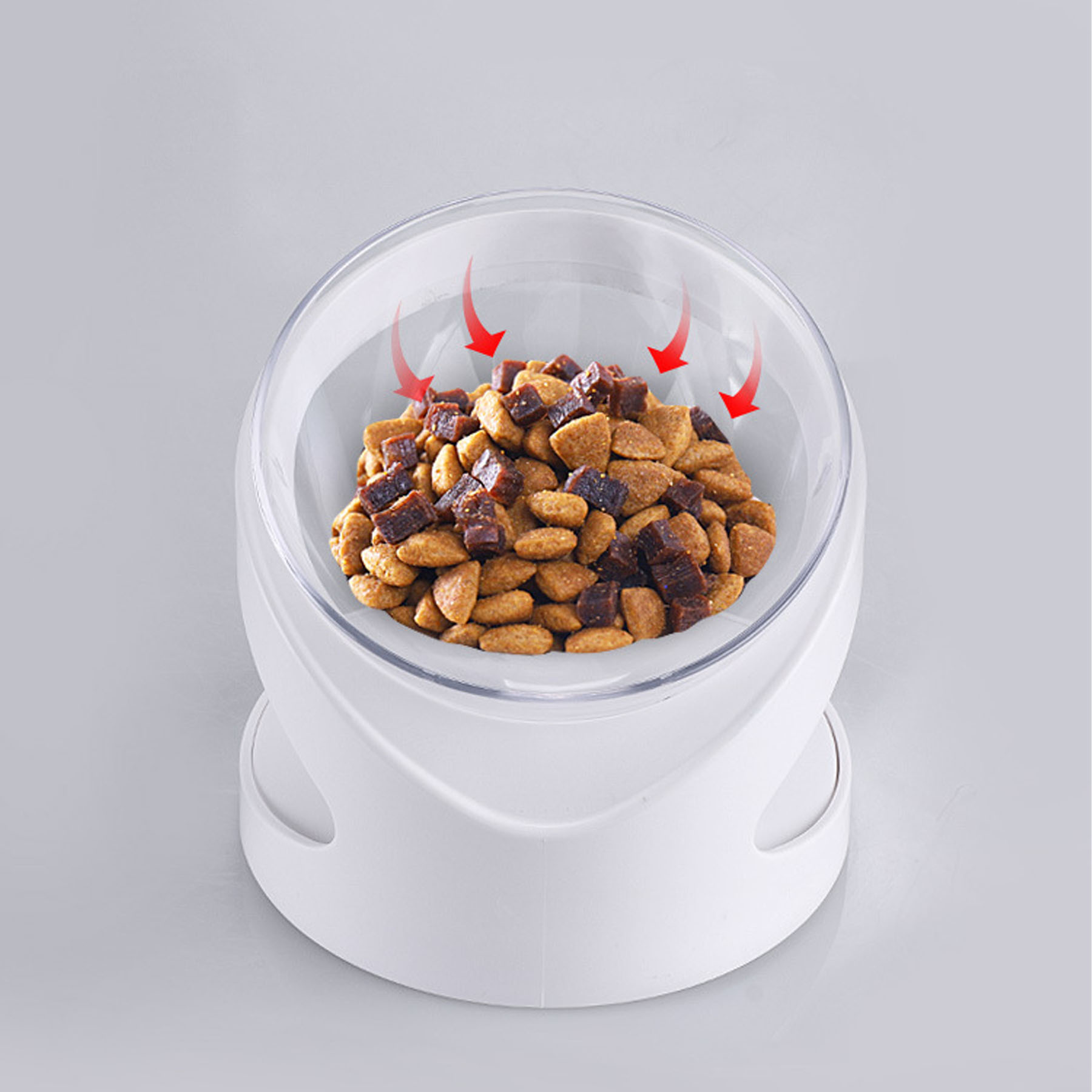 Pet Slope Transparent Bowl 3