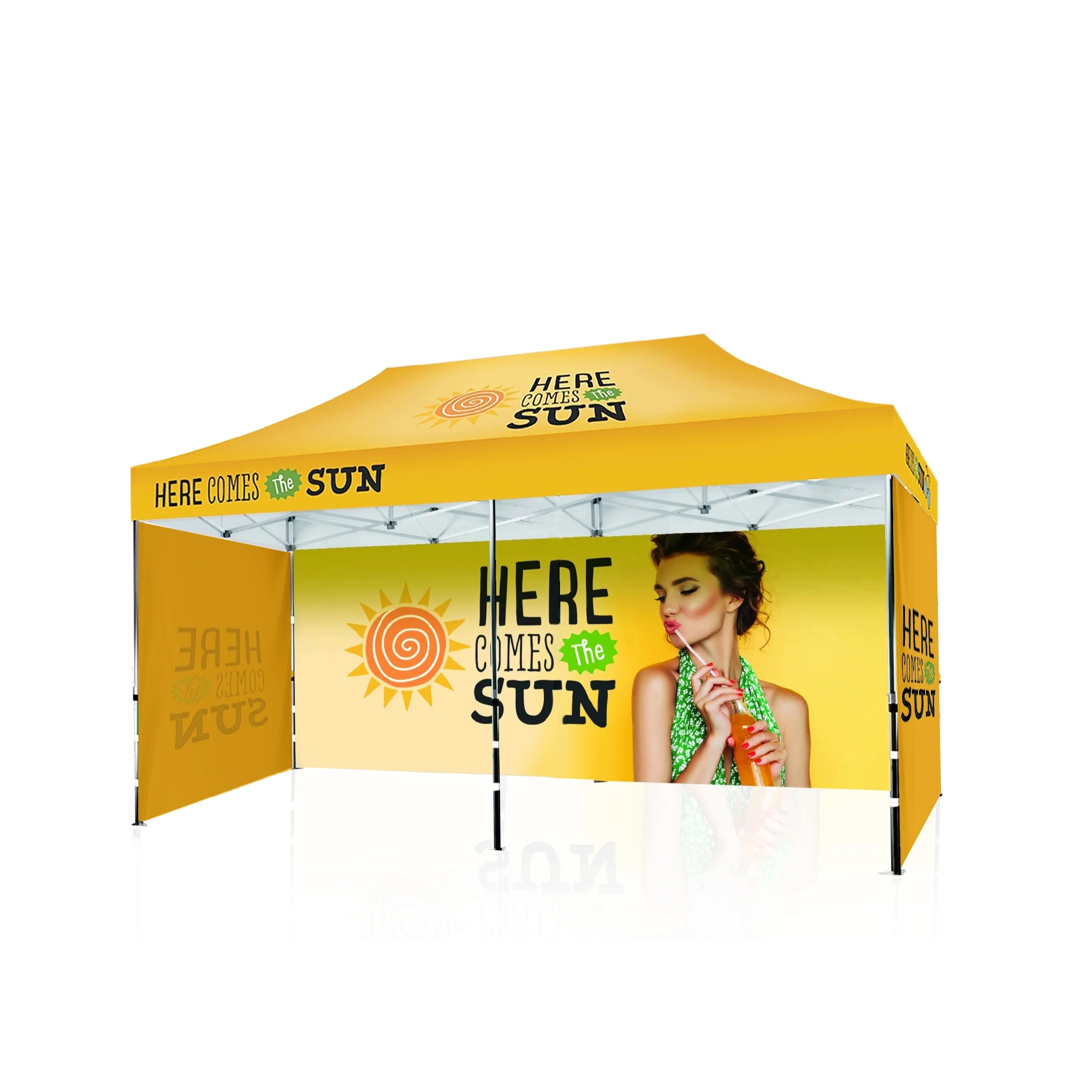 Premium 10x20 Tent w/ Backwall & Full Side Walls 2