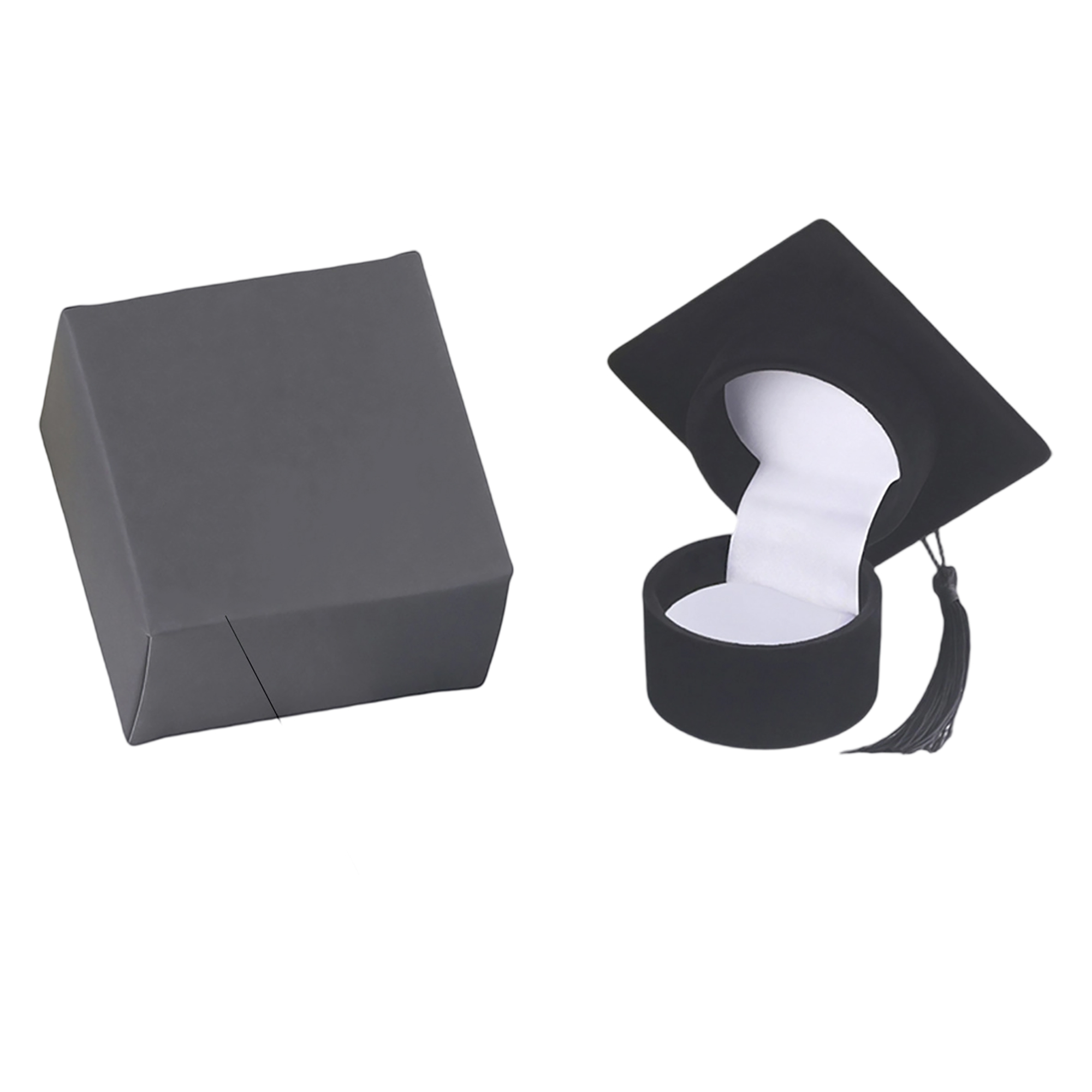 ABS Graduation Cap Ring Box 2.48" x 2.48" x 1.57" 4