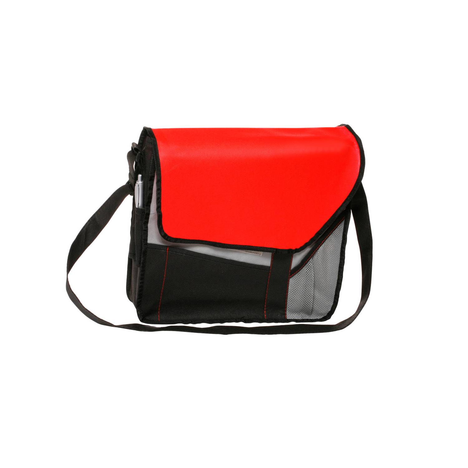Nonwoven Slant Flap Messenger Bag with Shoulder Strap 3