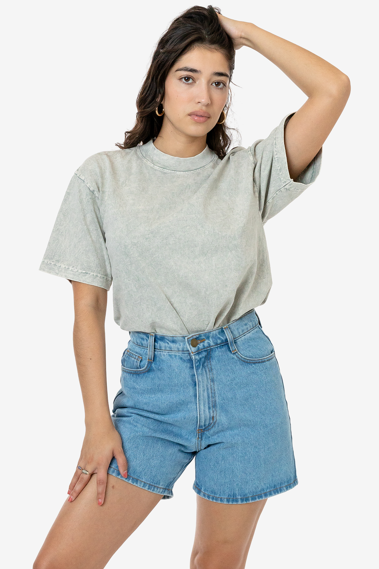 6.5 OZ S/S GARMENT DYE T-SHIRT (MINERAL WASH) 20