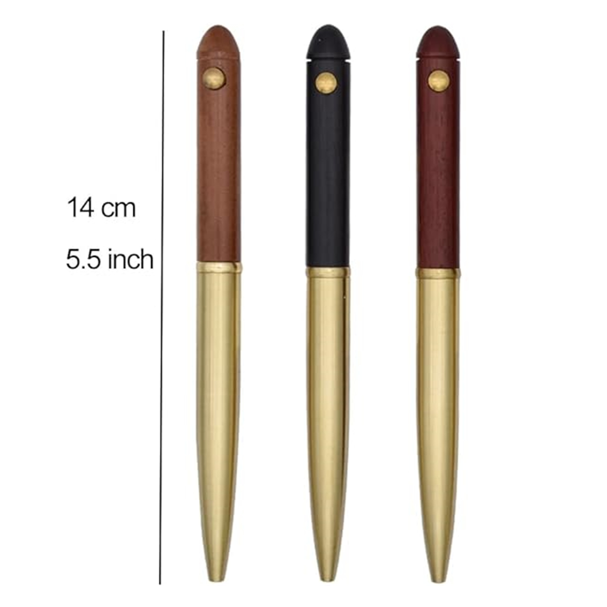Handcrafted Brass Wooden Ballpoint Pen 4