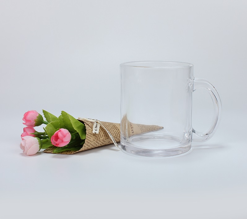 Glass Coffee Mugs 11oz. 6
