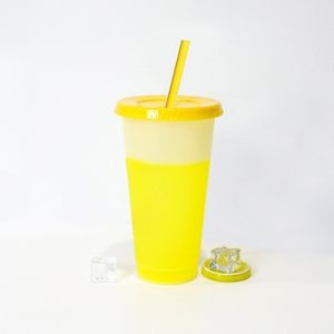 Handy 710ml Clear Plastic Color Changing Cup 24