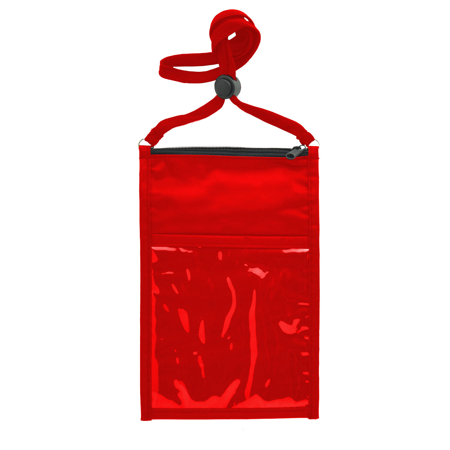 NYLON LARGE DOUBLE POUCH NECK WALLET 13