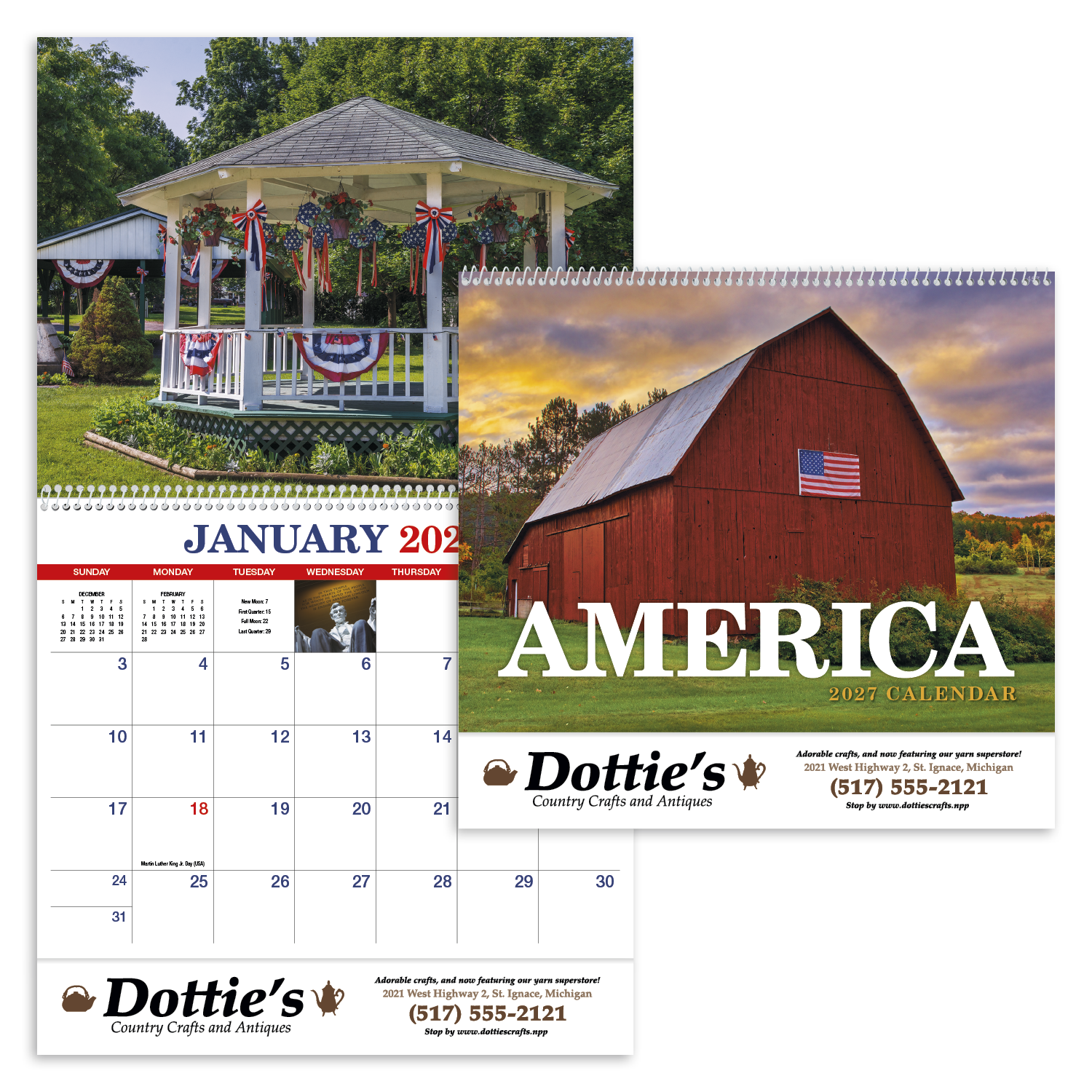 HotLine® Products America Appointment Calendar - Spiral 52