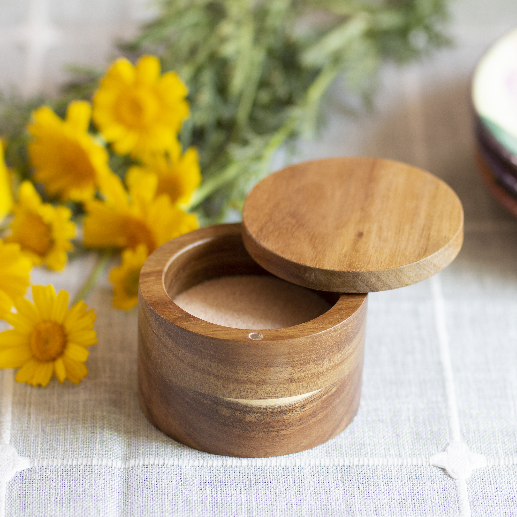Acacia Salt Box 8