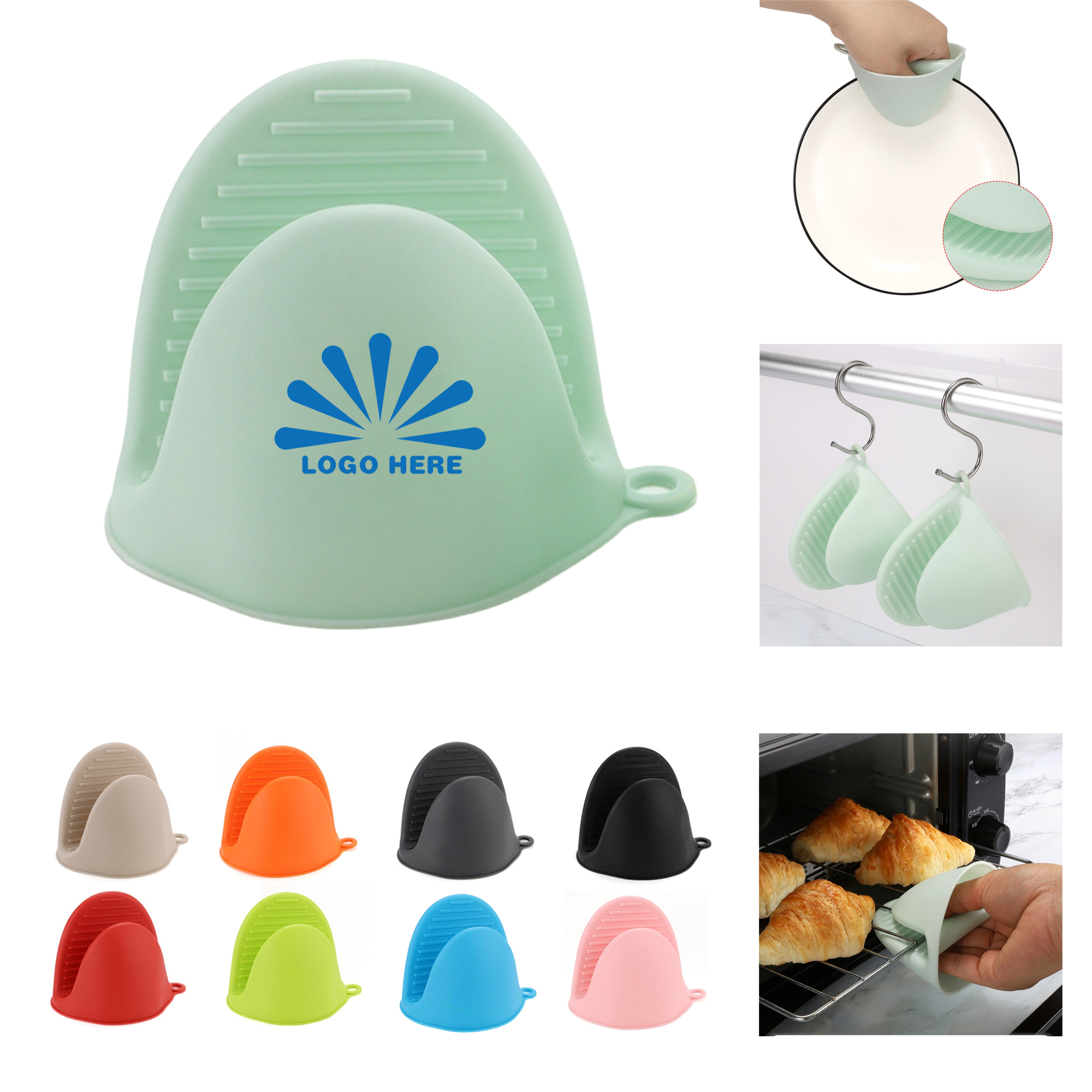 Mini Oven Gloves Heat Resistant Cooking Mitts 3