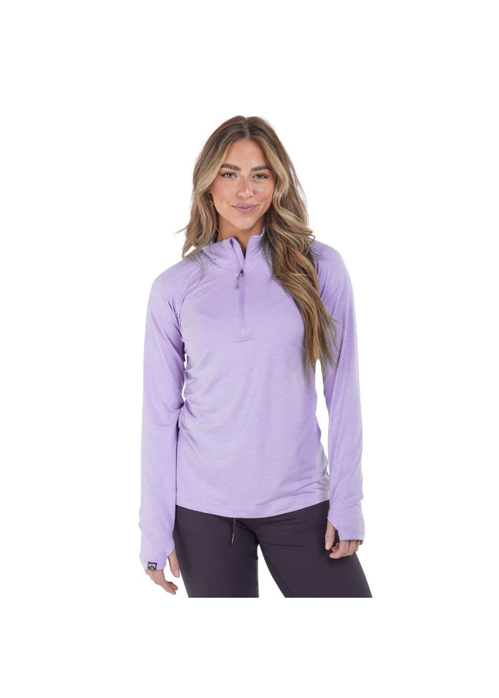 Storm Creek Women's Pacesetter Super Soft Lightweight Quarter Zip 4