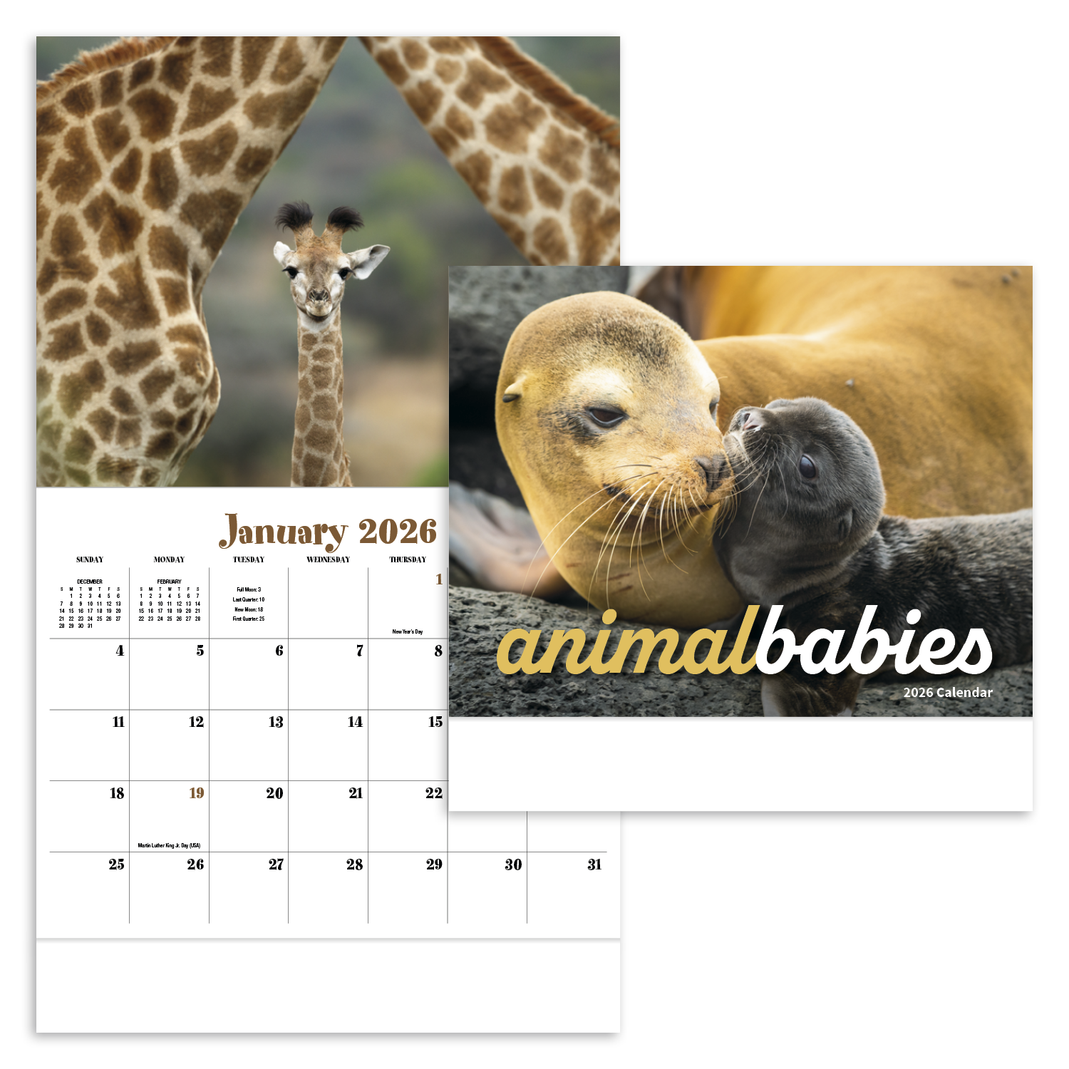 HotLine® Products Animal Babies Appointment Calendar - Stapled 1