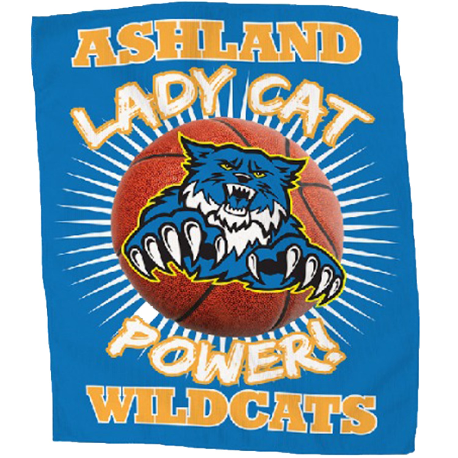 11" x 18" Sublimated Serged Hem Microfiber Rally Towel 4